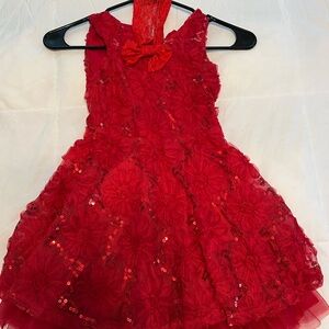 Childrens red dress